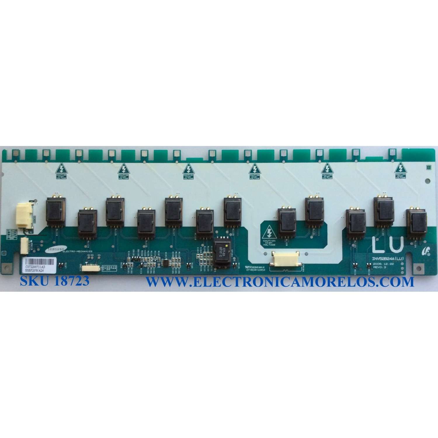 BACKLIGHT / SAMSUNG INV52B24ALU / INV52B24A (LU) / SSB520WA24 / REV0.3 / PANEL LTA520HA03 / MODELOS LNT5265FX/XAA / LNT5265F / LE52M87BDX/XEU - Imagen 1